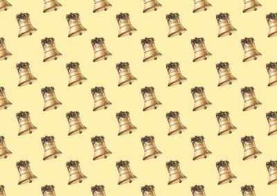 Vintage Christmas Bells Backing Paper