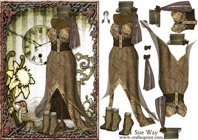 Steampunk Fashion & Things Decoupage