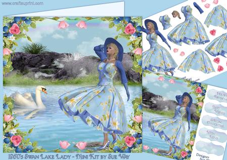 1950's Swan Lake Lady Mini Kit