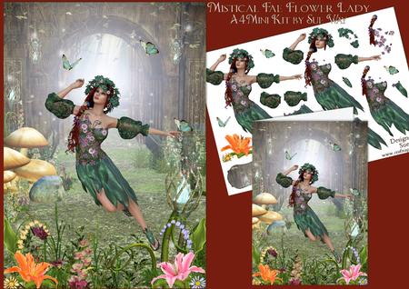 A Touch of Fae Flower Fairy A4 Mini Kit