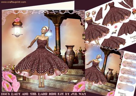 1950's Lady and the Lamp Mini Kit