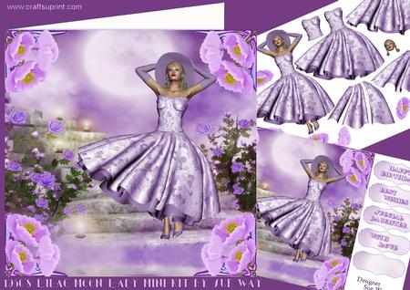1950's Lilac Moon Lady Mini Kit