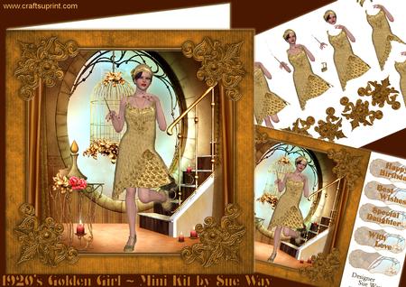 1920's Golden Girl Mini Kit