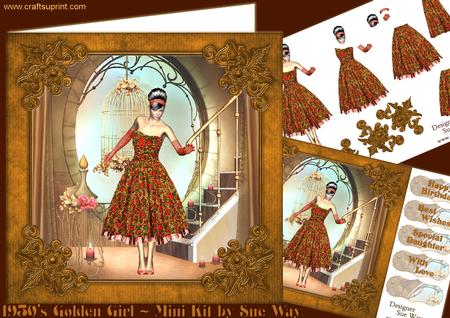 1950's Golden Girl Mini Kit