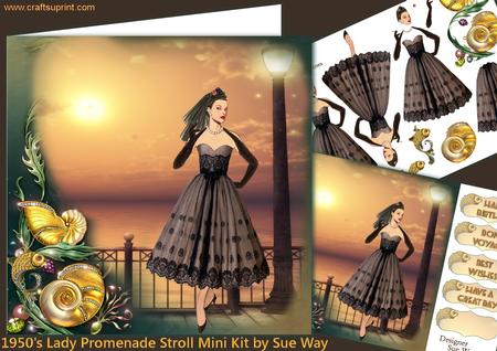 1950's Lady Promenade Stroll Mini Kit