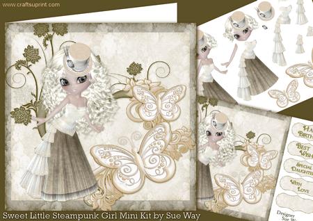 Sweet Little Steampunk Girl Mini Kit