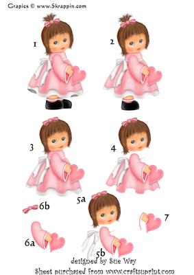 Sweet Baby Girl Decoupage