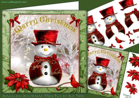 Sparkling Snowman Mini Kit
