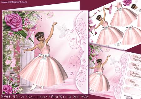1950's Dove Ballerina Mini Kit