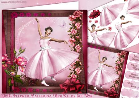 1950's Flower Ballerina Mini Kit