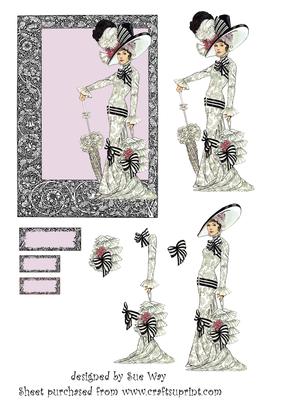 My Fair Lady ~ Vintage Lady Decoupage