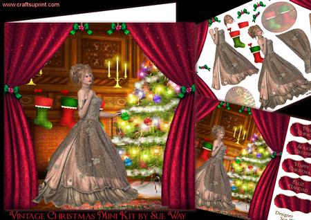 A Vintage Christmas Mini Kit