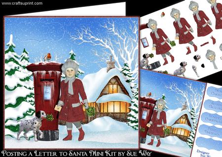 Posting a Letter to Santa Mini Kit
