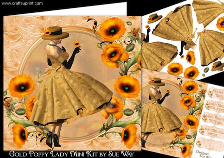 Gold Poppy Lady Mini Kit