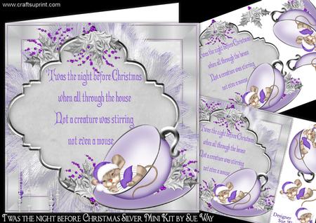 'twas the Night Before Christmas Silver Mini Kit
