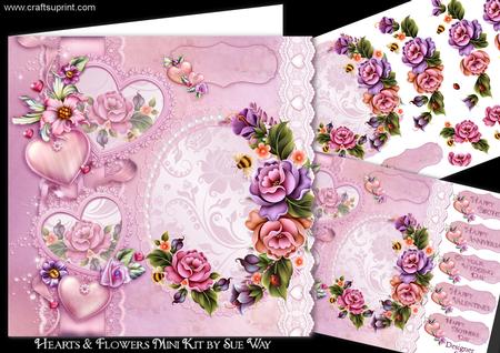 Hearts and Flowers Mini Kit