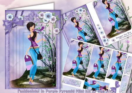 Fashionista! in Purple Pyramid Mini Kit