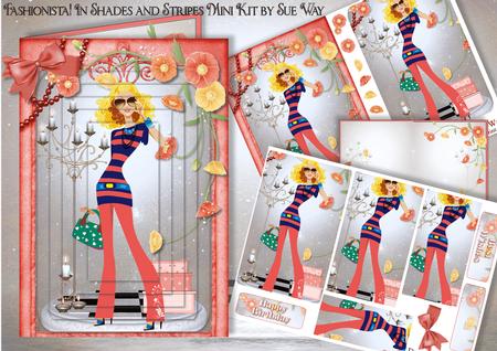 Fashionista! in Shades and Stripes Pyramid Mini Kit