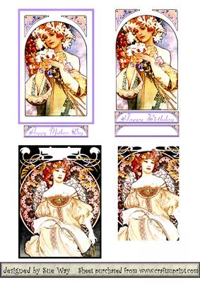 Art Nouveau ~ Art Deco Toppers