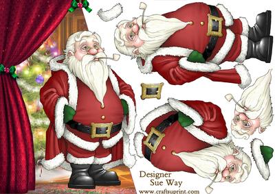 Father Christmas Over the Edge