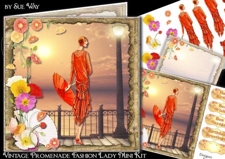 Vintage Promenade Fashion Lady Mini Kit