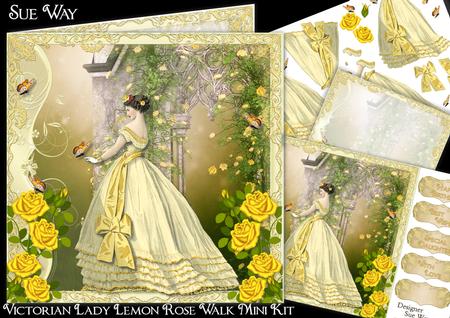 Victorian Lady Lemon Rose Walk Mini Kit