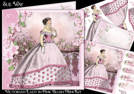 Victorian Lady in Pink Blush Mini Kit