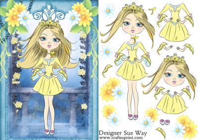 Teen Fashionista! I Am a Princess Decoupage