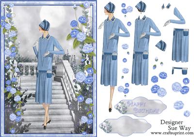 1920's Betty Blue Fashion Show