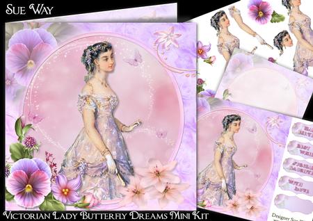 Victorian Lady Butterfly Dreams