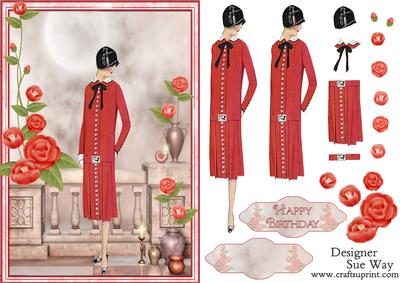1920's Ruby Red Fashion Show