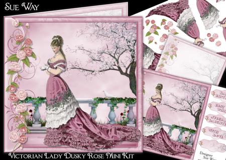 Victorian Lady Dusky Rose Mini Kit