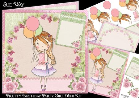 Pretty Birthday Party Girl Mini Kit
