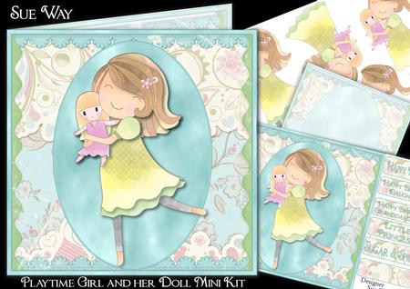 Playtime Girl and Her Doll Mini Kit