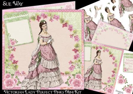 Victorian Lady Perfect Pinks Mini Kit