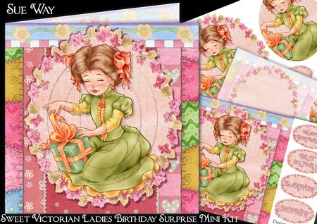 Sweet Victorian Ladies Birthday Surprise Mini Kit