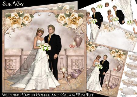 Wedding Day in Coffee and Cream Mini Kit