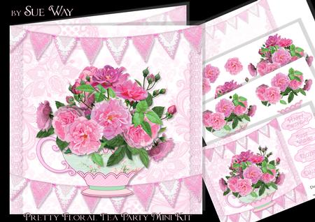 Pretty Floral Tea Party Mini Kit