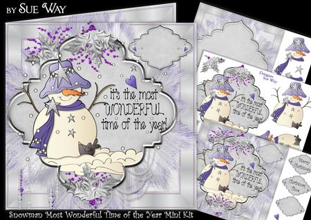 Snowman Most Wonderful Time of the Year Mini Kit