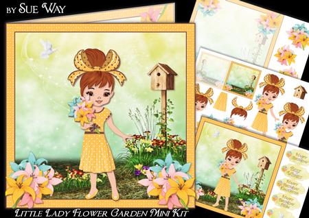 Little Lady Flower Garden Mini Kit