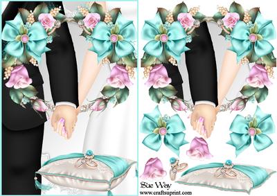 Renewal of Vows Clasped Hands and Rings