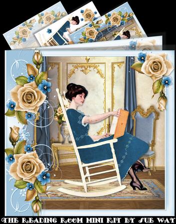 The Reading Room Art Deco Lady Mini Kit