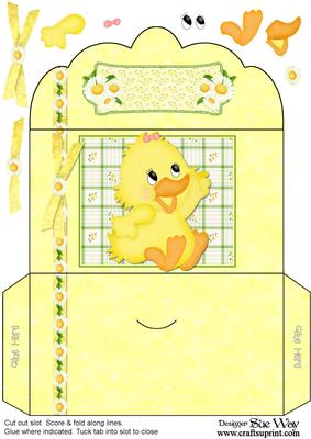 Cute Duckling Money Wallet
