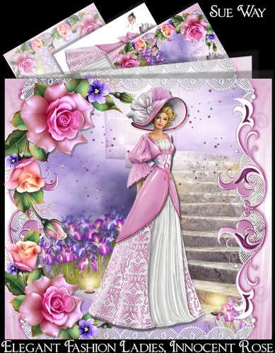 Elegant Fashion Ladies, Innocent Rose Mini Kit