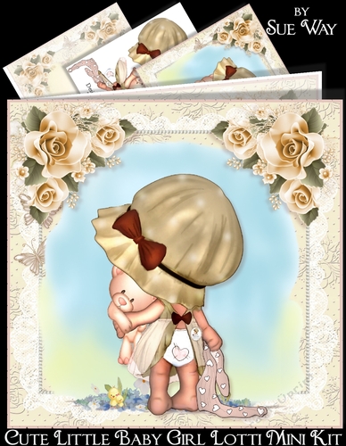 Cute Little Baby Girl Lotti Mini Kit 