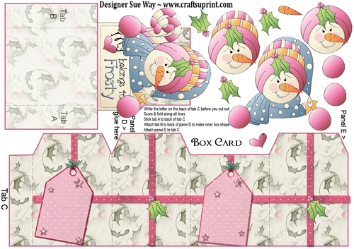 Frosty the Snowman Box Card