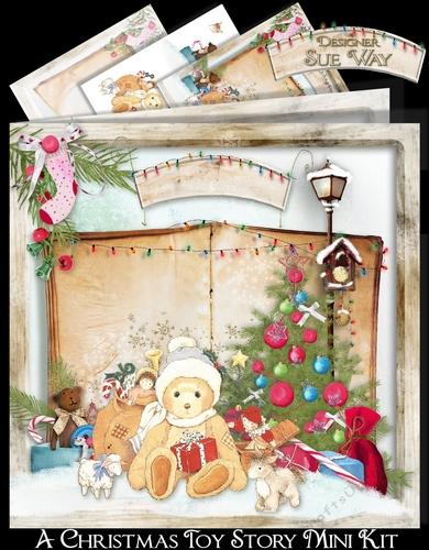 A Christmas Toy Story Card Mini Kit 