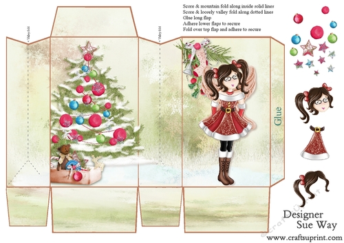 Christmas Fairy Wishes Pinch Bag