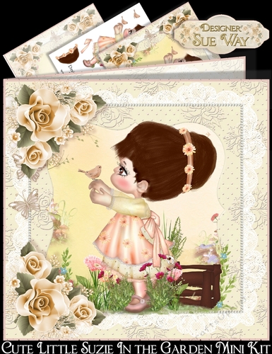 Cute Little Suzie In the Garden Mini Kit