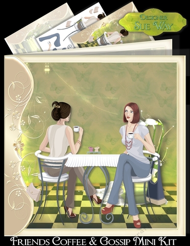 Friends Coffee and Gossip Mini Ki